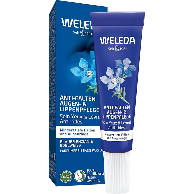 WELEDA Anti-Falten Augen- & Lippenpflege – Bio, vegan, 10 ml